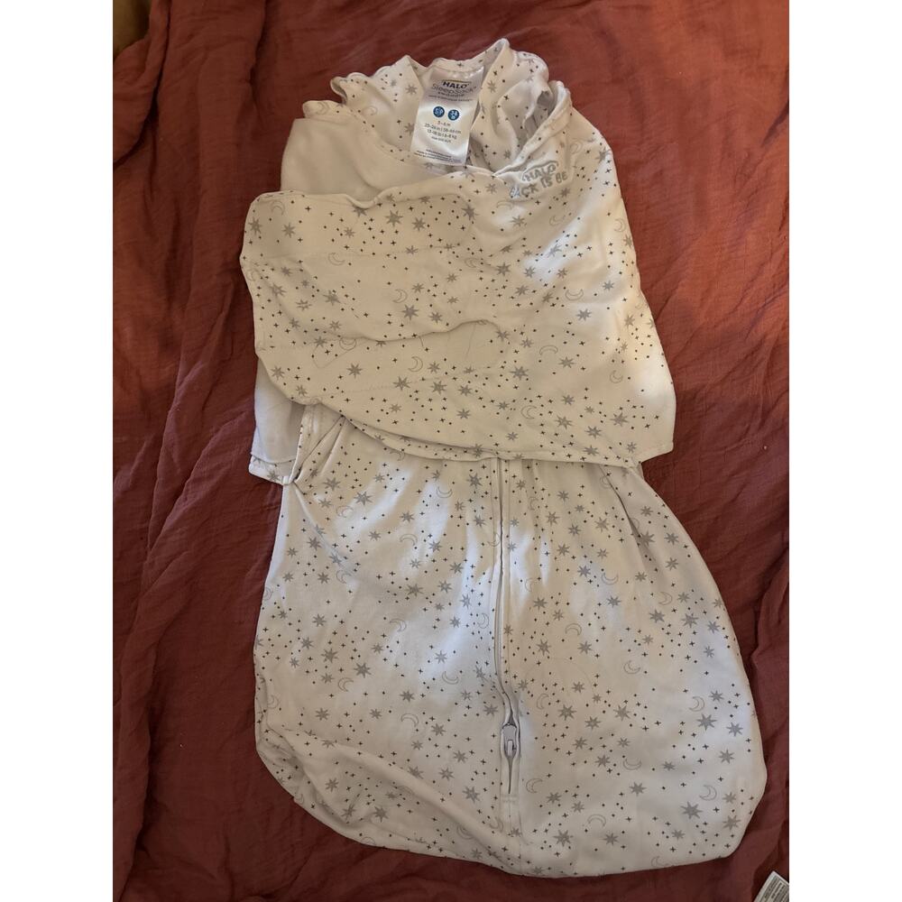 HALO SLEEPSACK SWADDLE - stars and moons - 3-6 months